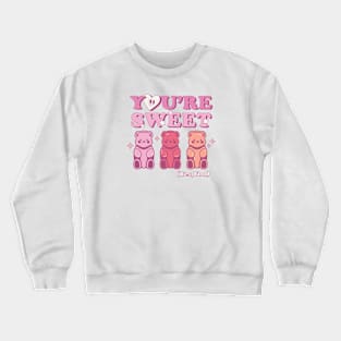 Cute Bears Sweet Valentines Day Crewneck Sweatshirt